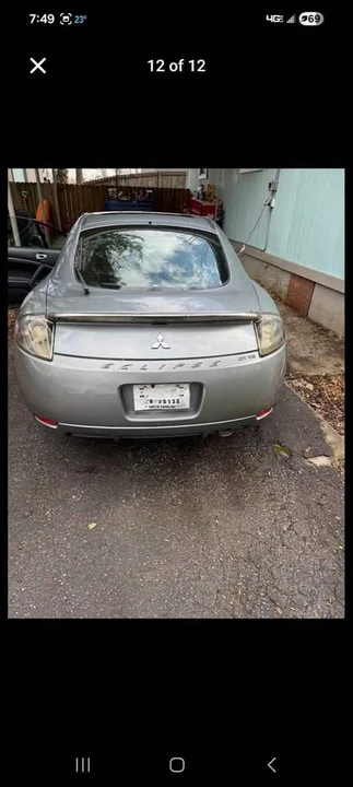 2007 Mitsubishi Eclipse 4th Gen - Image 2 of 4