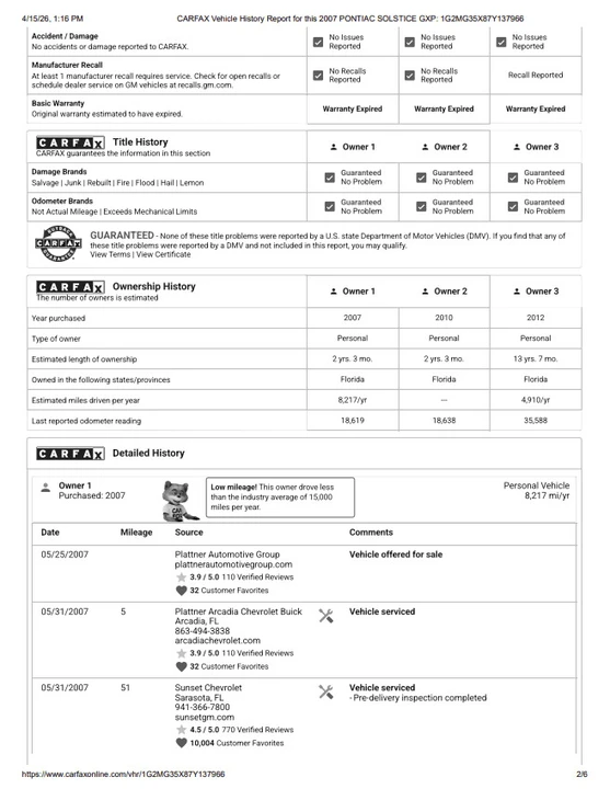 2007 Pontiac Solstice GXP - Image 12 of 18