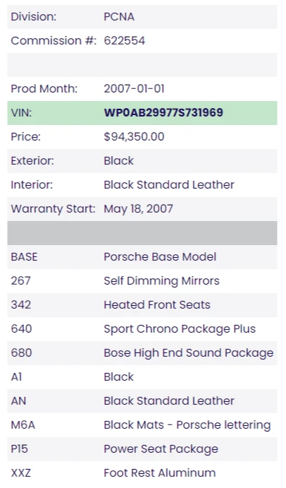 2007 Porsche 997 Carrera 4S - Image 19 of 19