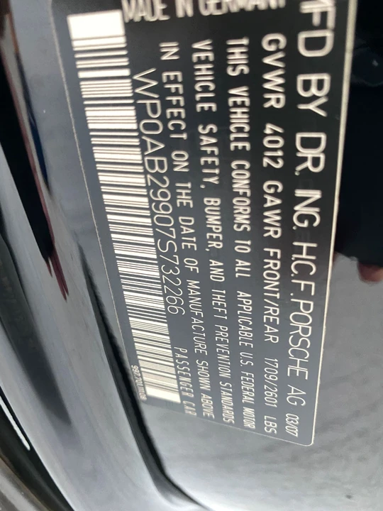 2001 Porsche 997 Carrera S - Image 22 of 22