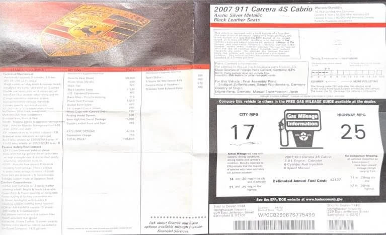 2007 Porsche 997 Carrera 4S - Image 6 of 20