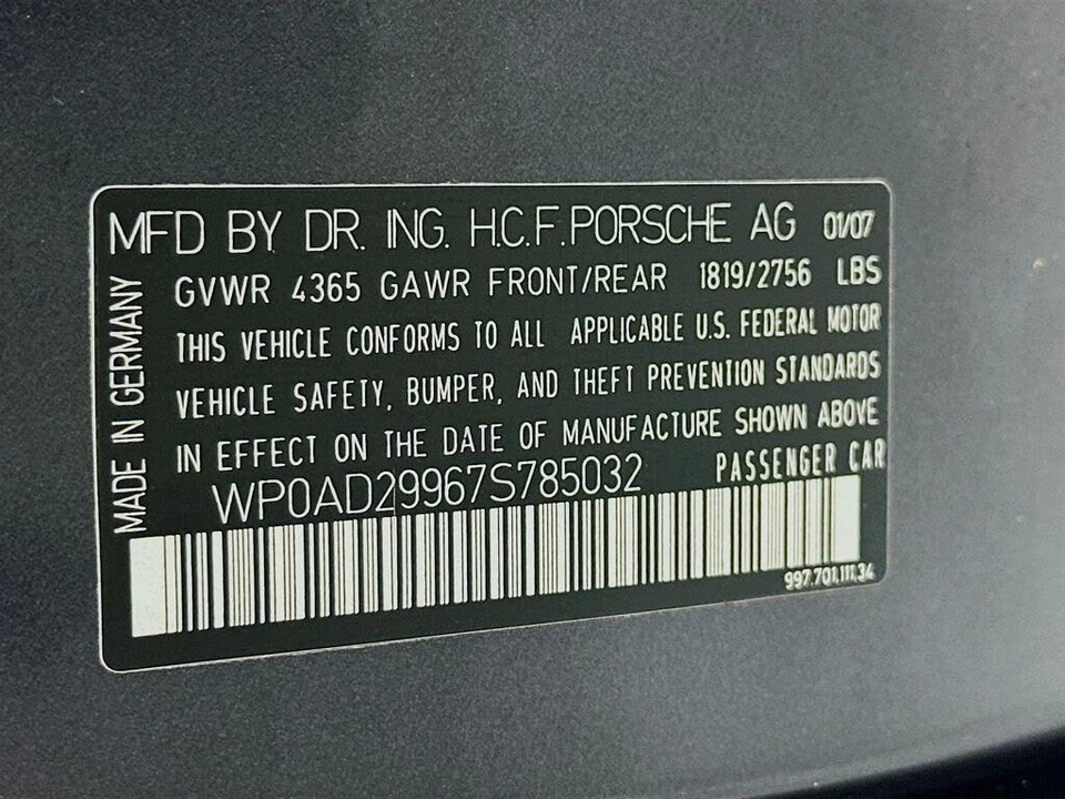 2007 Porsche 997 Turbo - Image 18 of 18