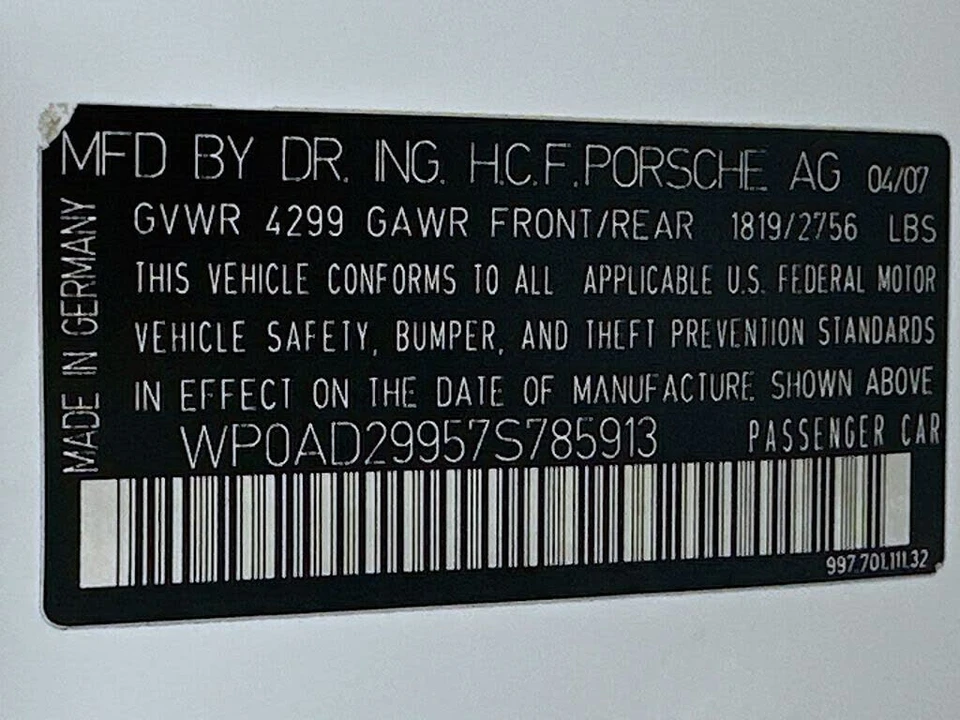 2007 Porsche 997 Turbo - Image 18 of 18