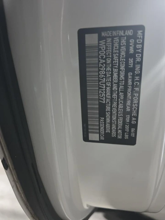 2007 Porsche 987 Boxster - Image 14 of 14