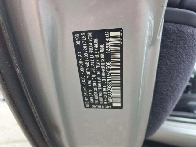 2007 Porsche 987 Cayman - Image 8 of 9