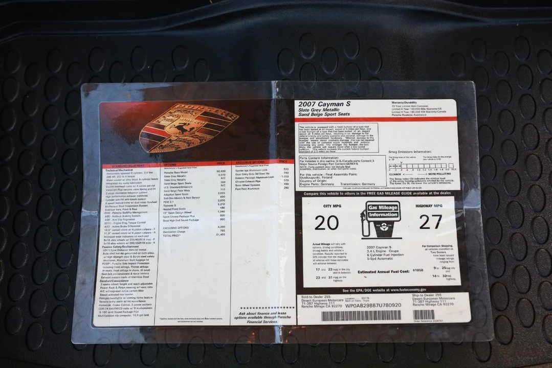 2007 Porsche 987 Cayman S - Image 3 of 21