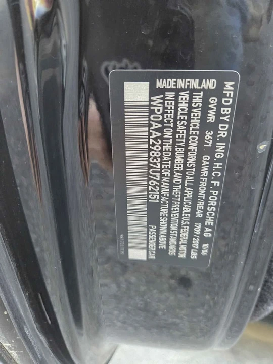 2007 Porsche 987 Cayman - Image 16 of 16