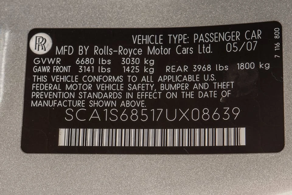 2007 Rolls-Royce Phantom VII - Image 16 of 16