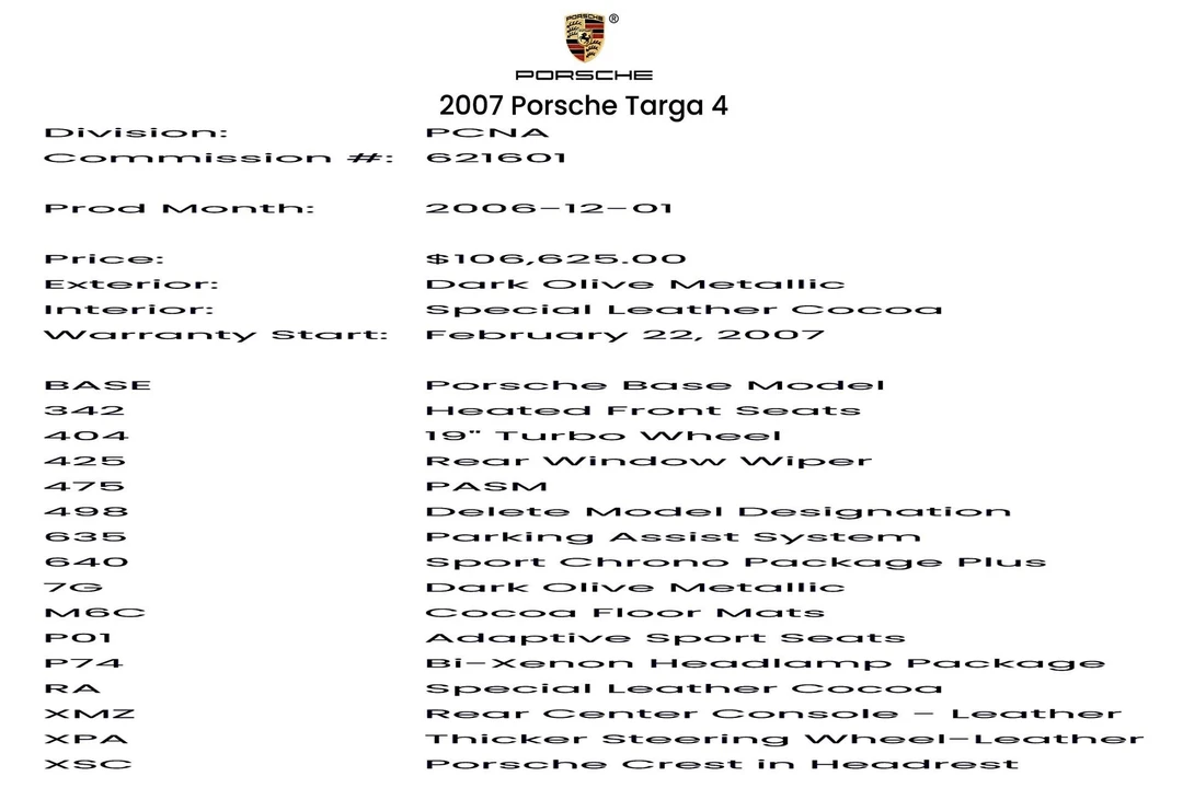 2007 Porsche 997 Targa - Image 2 of 7