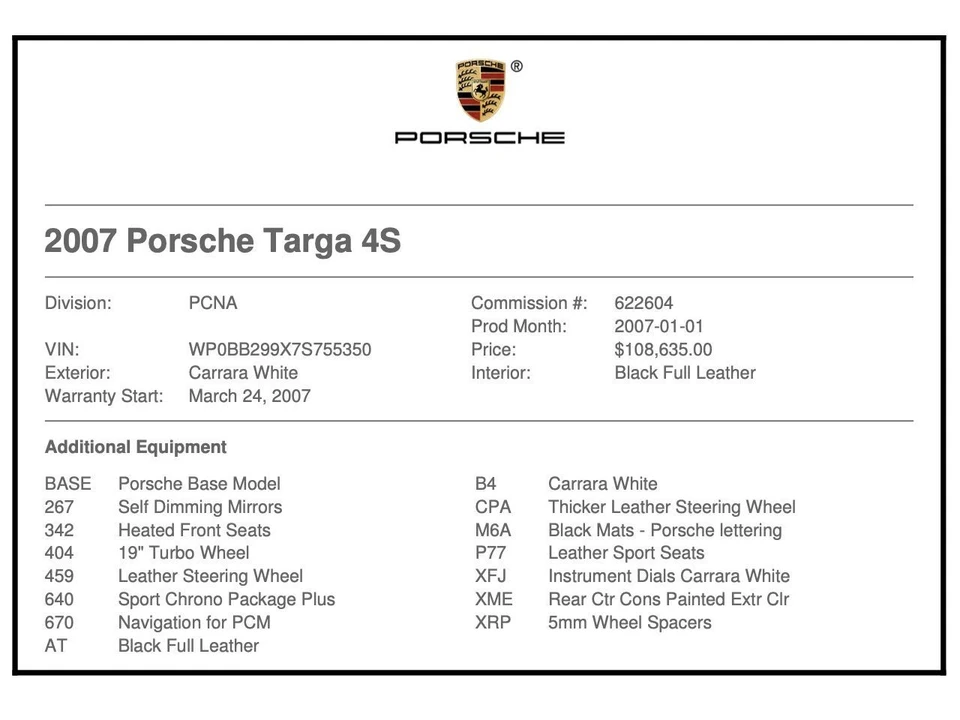 2007 Porsche 997 Sport Classic - Image 29 of 29