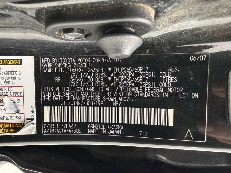 2007 Toyota 4Runner 4th Gen - Image 19 of 21