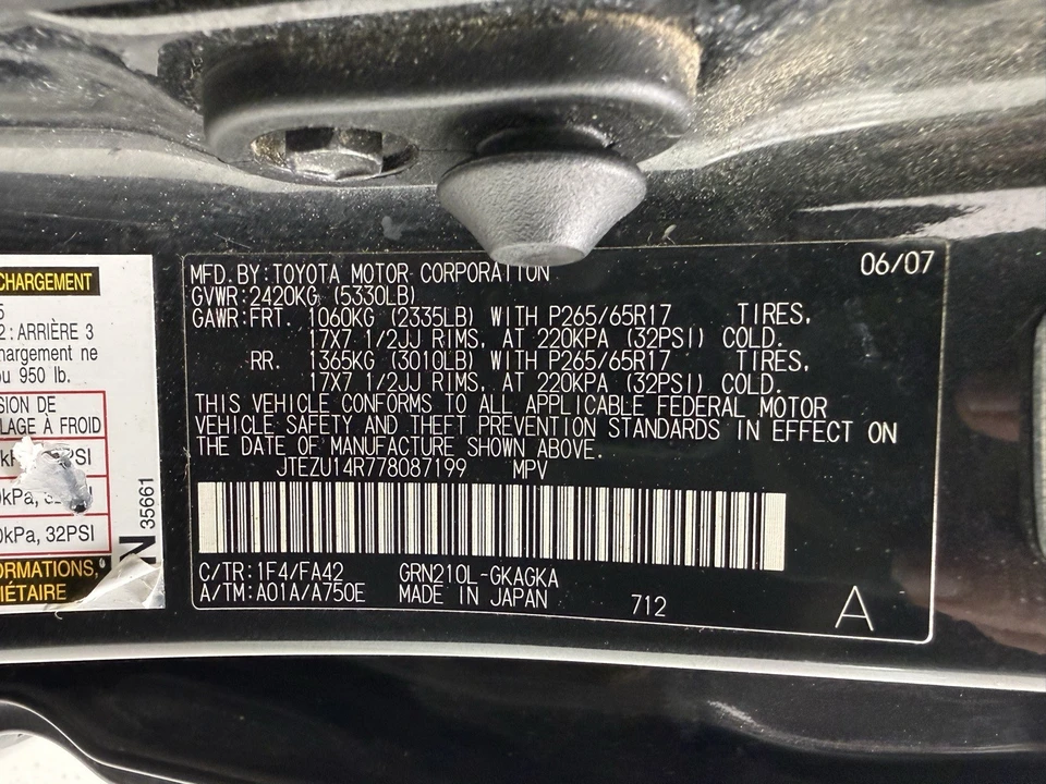2007 Toyota 4Runner 4th Gen - Image 19 of 21