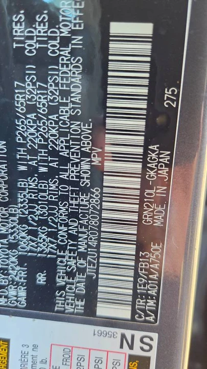 2007 Toyota 4Runner 4th Gen - Image 21 of 24