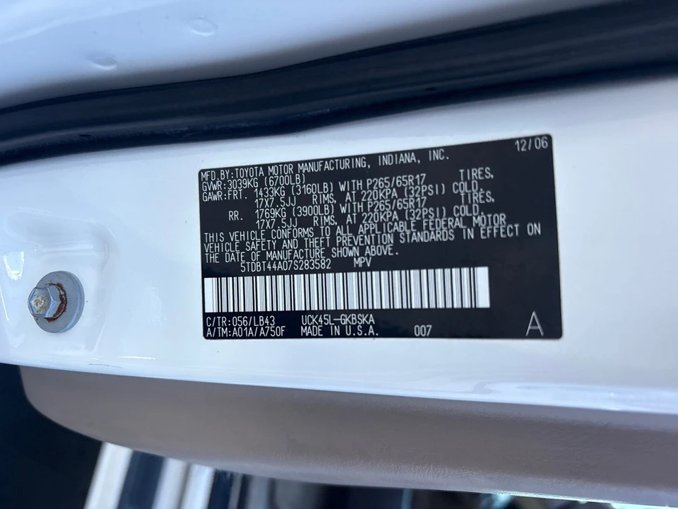 2007 Toyota Sequoia 1st Gen - Image 15 of 15
