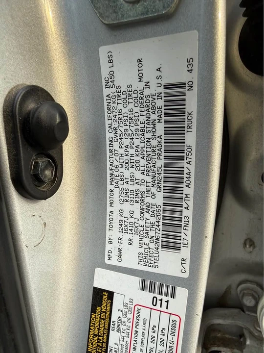 2007 Toyota Tacoma 2nd Gen - Image 4 of 20
