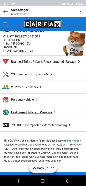 2007 Toyota Corolla 10th Gen - Image 2 of 11