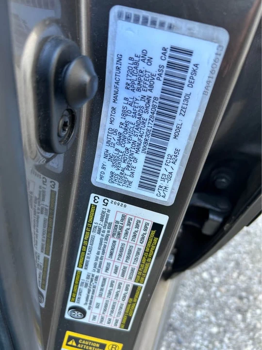 2007 Toyota Corolla 9th Gen - Image 14 of 17