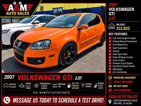 2007 Volkswagen GTI Hatchback Coupe 2D