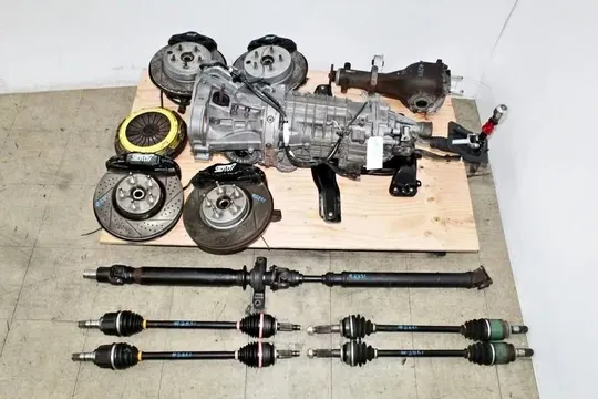 Subaru Impreza WRX STI 6 Speed Transmission Swap Brembos Axles R180 Diff