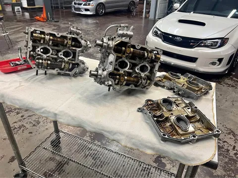 Subaru STI Complete Cylinder Heads