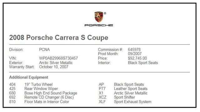 2008 Porsche 911 CS Track Car