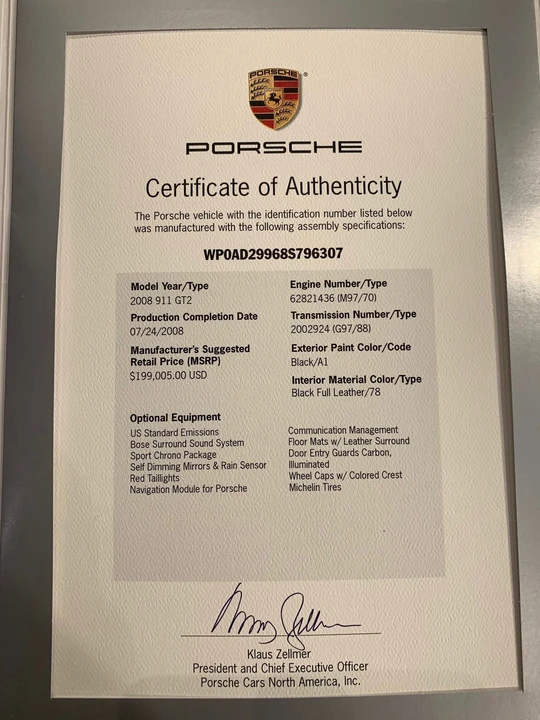 2008 Porsche 997 GT2 - Image 2 of 22