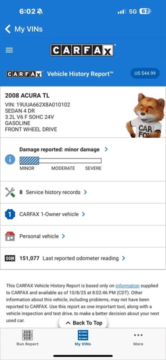2008 Acura TL 3rd Gen - Image 20 of 20