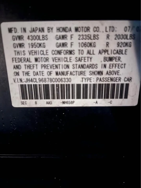 2008 Acura TSX 1st Gen - Image 5 of 12