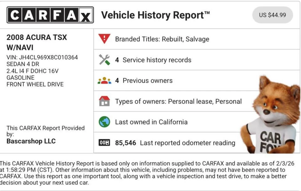 2008 Acura TSX 1st Gen - Image 20 of 20