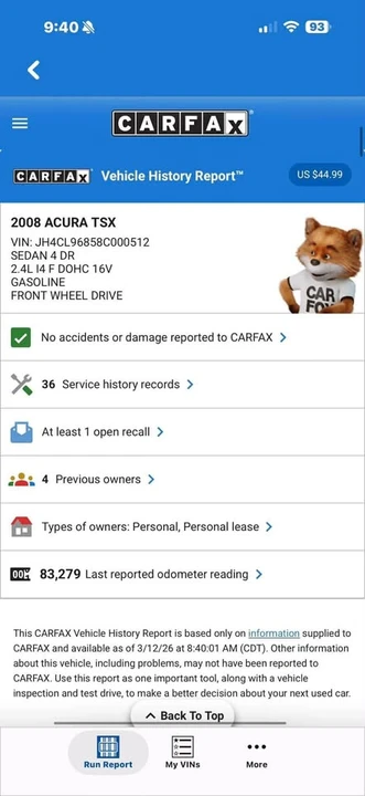 2008 Acura TSX 1st Gen - Image 13 of 13