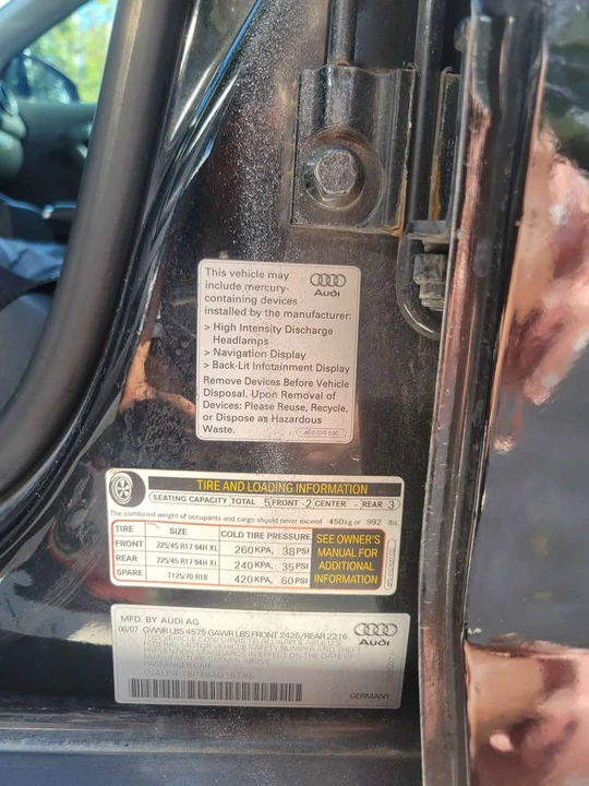 2008 Audi 8P A3 - Image 9 of 20