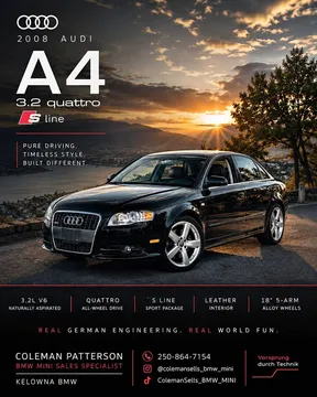 2008 Audi A4 3.2 Quattro S-Line