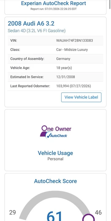 2008 Audi C6 A6 - Image 11 of 18