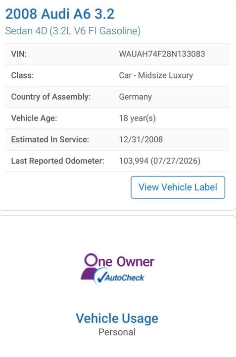 2008 Audi C6 A6 - Image 11 of 12