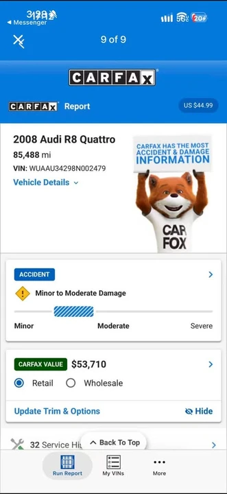 2008 Audi 42 R8 - Image 9 of 9