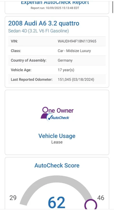 2008 Audi C6 A6 - Image 13 of 13