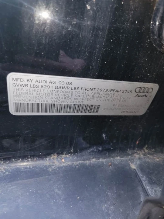 2008 Audi C6 A6 - Image 10 of 10