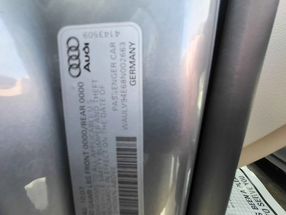 2008 Audi D3 A8 - Image 11 of 20