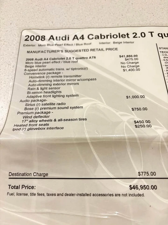 2008 Audi B7 A4 - Image 8 of 10