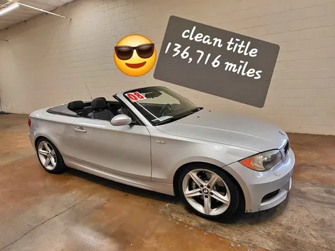 2008 BMW 1 Series 135i Convertible 2D