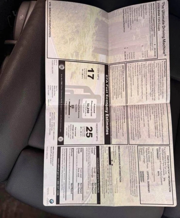 2008 BMW E82 135i & 135is - Image 3 of 10
