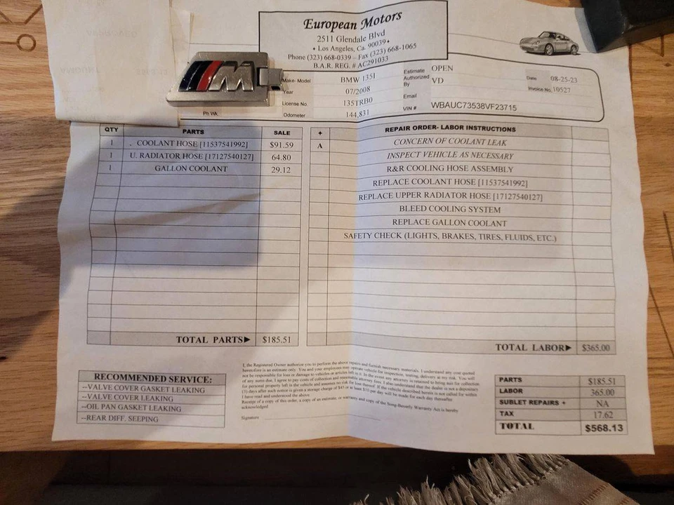 2008 BMW E82 135i & 135is - Image 21 of 23