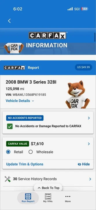 2008 BMW E93 3 Series Convertible - Image 11 of 12