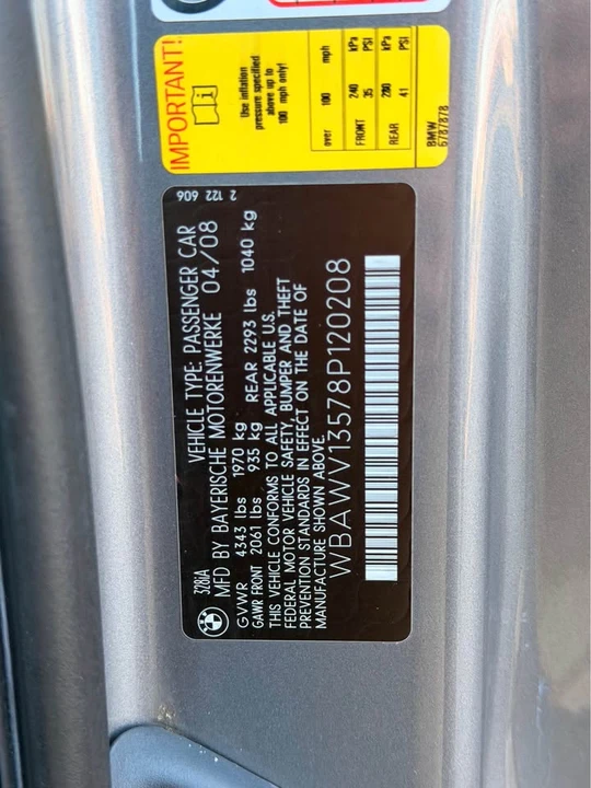 2008 BMW E92 3 Series Coupe - Image 8 of 10