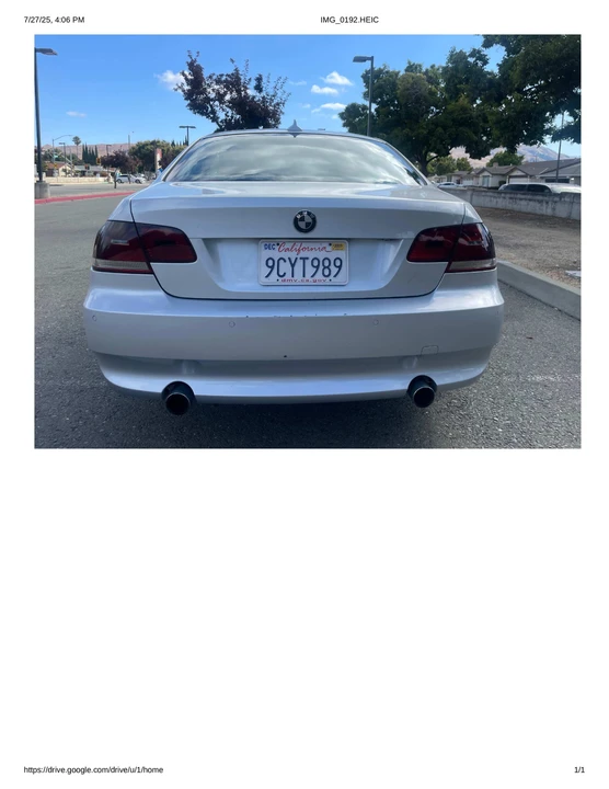 2008 BMW E90 335i Sedan - Image 4 of 12