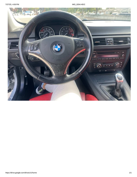 2008 BMW E90 335i Sedan - Image 7 of 12