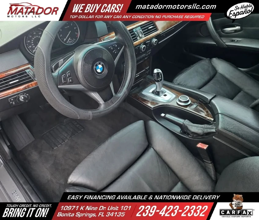 2008 BMW E60 5 Series Sedan - Image 9 of 17