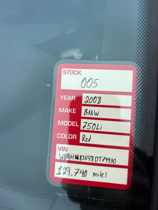 2008 BMW E65/E66 7 Series - Image 11 of 12