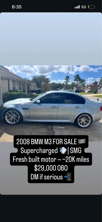 2008 BMW E90 M3 Sedan - Image 3 of 3