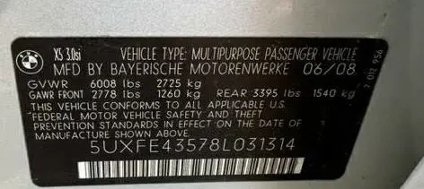 2008 BMW E70 X5 - Image 11 of 13